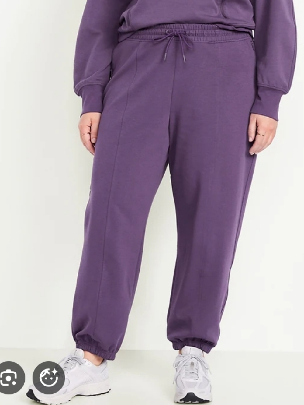 Old Navy Women's High-Waisted Dynamic Fleece Sweatpants Joggers Sz Small
